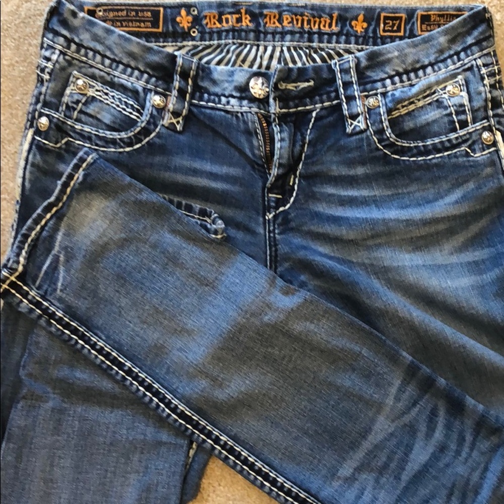 Rock Revival Ladies Jeans Size 27